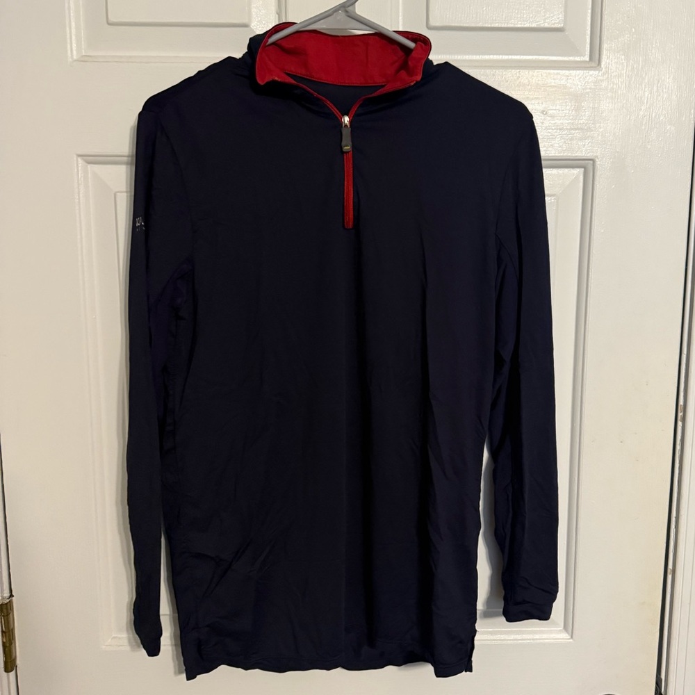 Kastel Denmark Navy and Red Women's Top